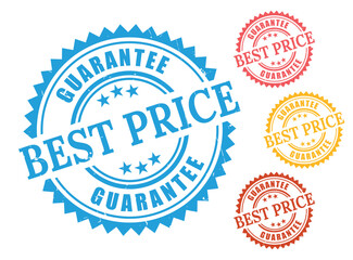 Low Cost Guarantee Labels, Certified Best Price Vector Stamp Set