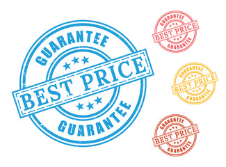 Price Match Approved Badges, Best Value Guarantee Stamp Vector Collection