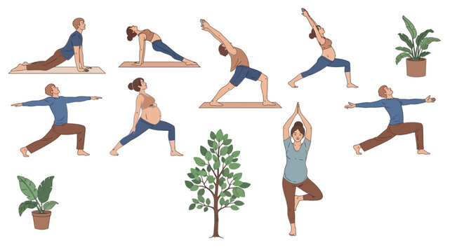 Yoga poses for beginners and advanced practitioners yoga for pregnancy poses