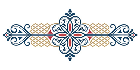 decorative line divider design with no background