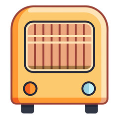 Minimalist Heater Icon Vector
