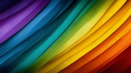Colorful rainbow stripes creating a vibrant and textured background