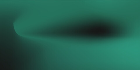 Obraz premium Abstract background Soft green light on dark black color wallapaper modern