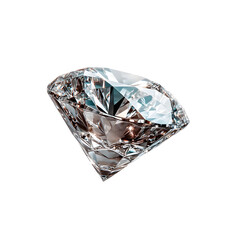 A photograph of a meticulously crafted brilliant cut diamond gemstone showcasing its exceptional clarity flawless symmetry and dazzling brilliance