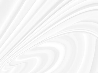 soft light and shadow fabric abstract smooth curve shape decorative modern fashion white and gray background