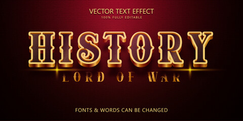 Vintage western editable text effect