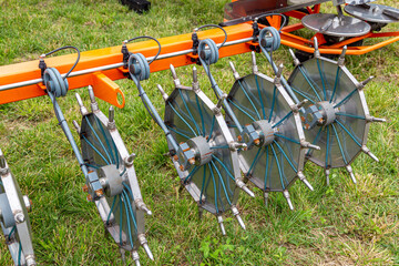  Working bodies of equipment for applying liquid fertilizers