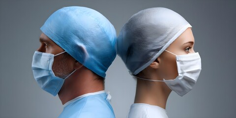 Medical Professionals in Face Masks