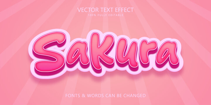Cute Cartoon Editable Text Effect