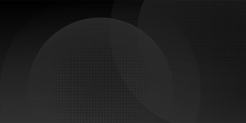 black abstract background. Dynamic shapes composition. Eps10 vector