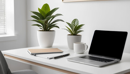Minimalist Office Desk Setup