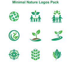Fresh Nature Logo Pack Professional Eco Logo Templates

