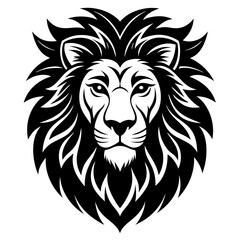 lion head vector illustration