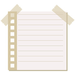 Set of Various Paper Stickers For Notes