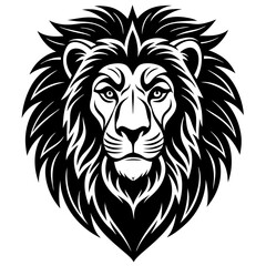 lion head vector