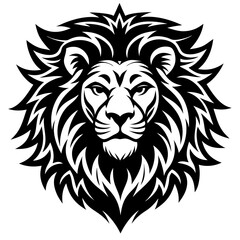 lion head vector