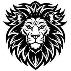 lion head vector
