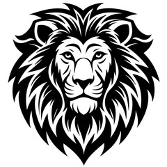 lion head vector