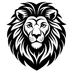 lion head vector