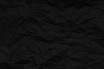 Close-up macro of black crumpled paper texture,black crumpled paper texture pattern,Background of black crumpled paper close up macro,black crumpled paper texture pattern 