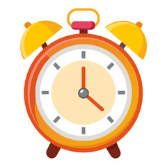 Retro Alarm Clock Vector