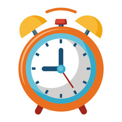 Retro Alarm Clock Vector
