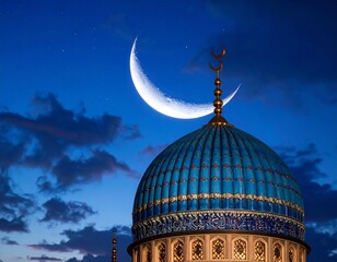mosque in night
