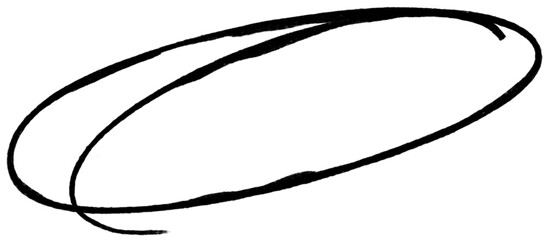 Stylized Line Arrows and Circle Art