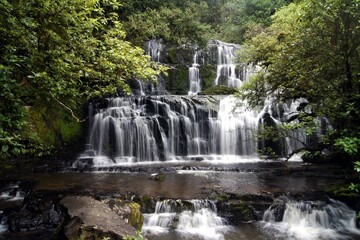 Purakaunui Falls, The Catlins, South Island, New Zealand
