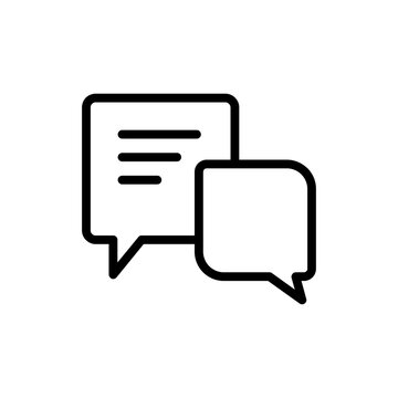 speech bubble icon, containing Text Message. Chat message symbol, Chat speech bubble, Social media message icon for app or website, gear PNG