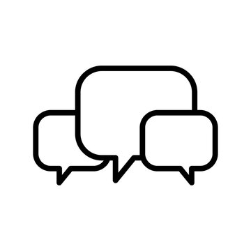 speech bubble icon, containing Text Message. Chat message symbol, Chat speech bubble, Social media message icon for app or website, gear PNG