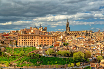 Obraz premium Toledo, Castila la Mancha, Spain. Travel and tourism 