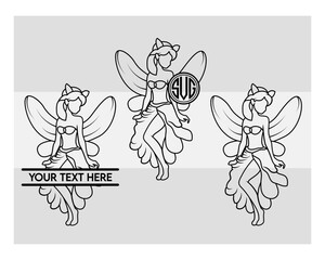 Fairy SVG Silhouette Bundle, Fairy Silhouette, Butterfly Svg, Magical Svg, Fairy Cartoon, Fairy Png, Fairy Svg Images, Cut Files