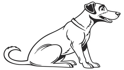 vector-outline-of-a-domestic-dog-in-sitting-pose (1).svg