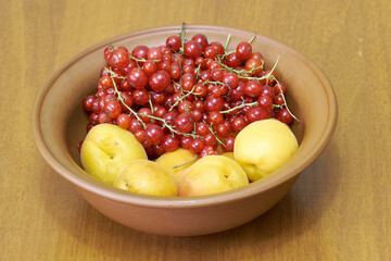 sweet berries in the bowl