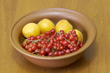 sweet berries in the bowl