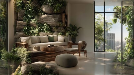 Biophilic Design with Indoor Plants and Green Walls