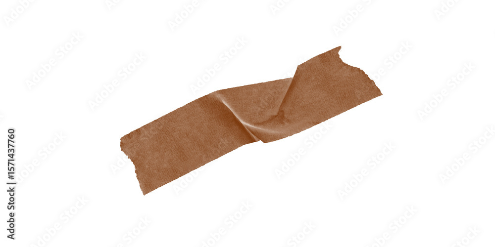 Fototapete a brown irregular shape is displayed against a solid black background in a simple digital image