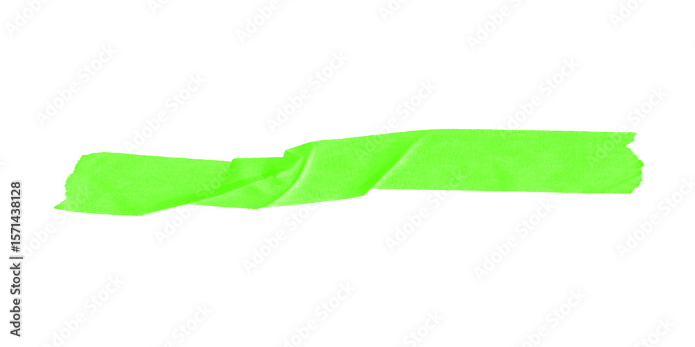 Fototapete a simple image showing a bright green irregular shape against a black background in a horizontal for