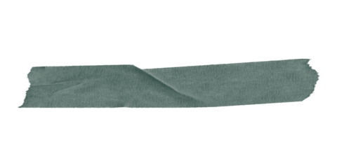 A dark green horizontal brush stroke against a solid black background in a simple composition