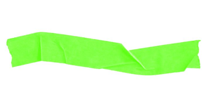 A bright green irregular shape against a black background in a simple graphic illustration