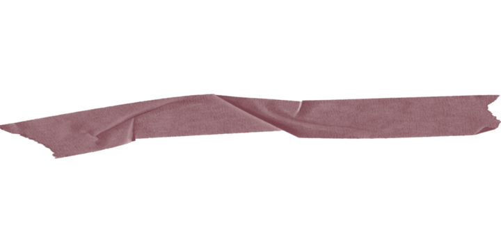 A maroon colored brush stroke against a black background in a horizontal orientation and pixelated edges