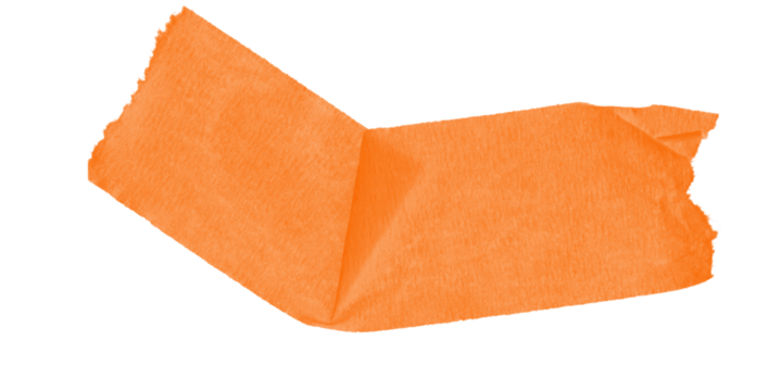 An abstract orange shape with jagged edges on a black background creating a simple graphic element - Powered by Adobe