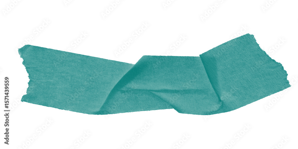 Fototapete a teal irregular shape centered on a black background with jagged edges and varying thickness lines