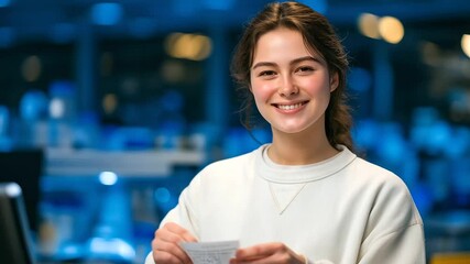 Lab technician assists with sample in modern laboratory environment - Powered by Adobe