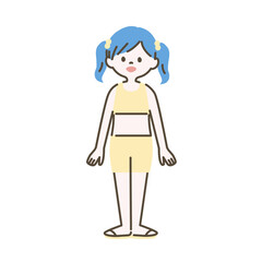 水着の女の子_4