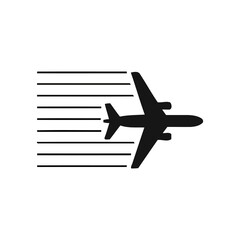 Fototapeta premium airplane icon vector illustration