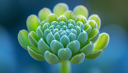 macro view of aloe vera plant leaves showing natural pattern and unique texture