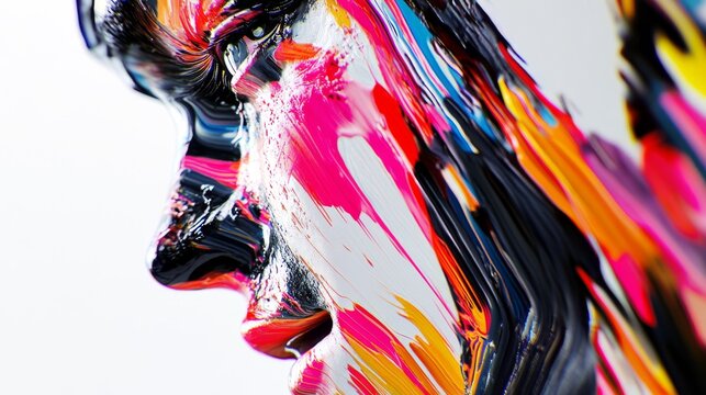 A digital artwork delves into the Existentialist notion of existence's absurdity, discovering joy within its confines, embodying the concept of embracing the absurd