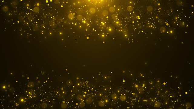 Rising shining bokeh lights for awards ceremony, party celebrations. particles wave stage screen corporate videos, award videos, event video presentation, motion graphics project your logo, titles.